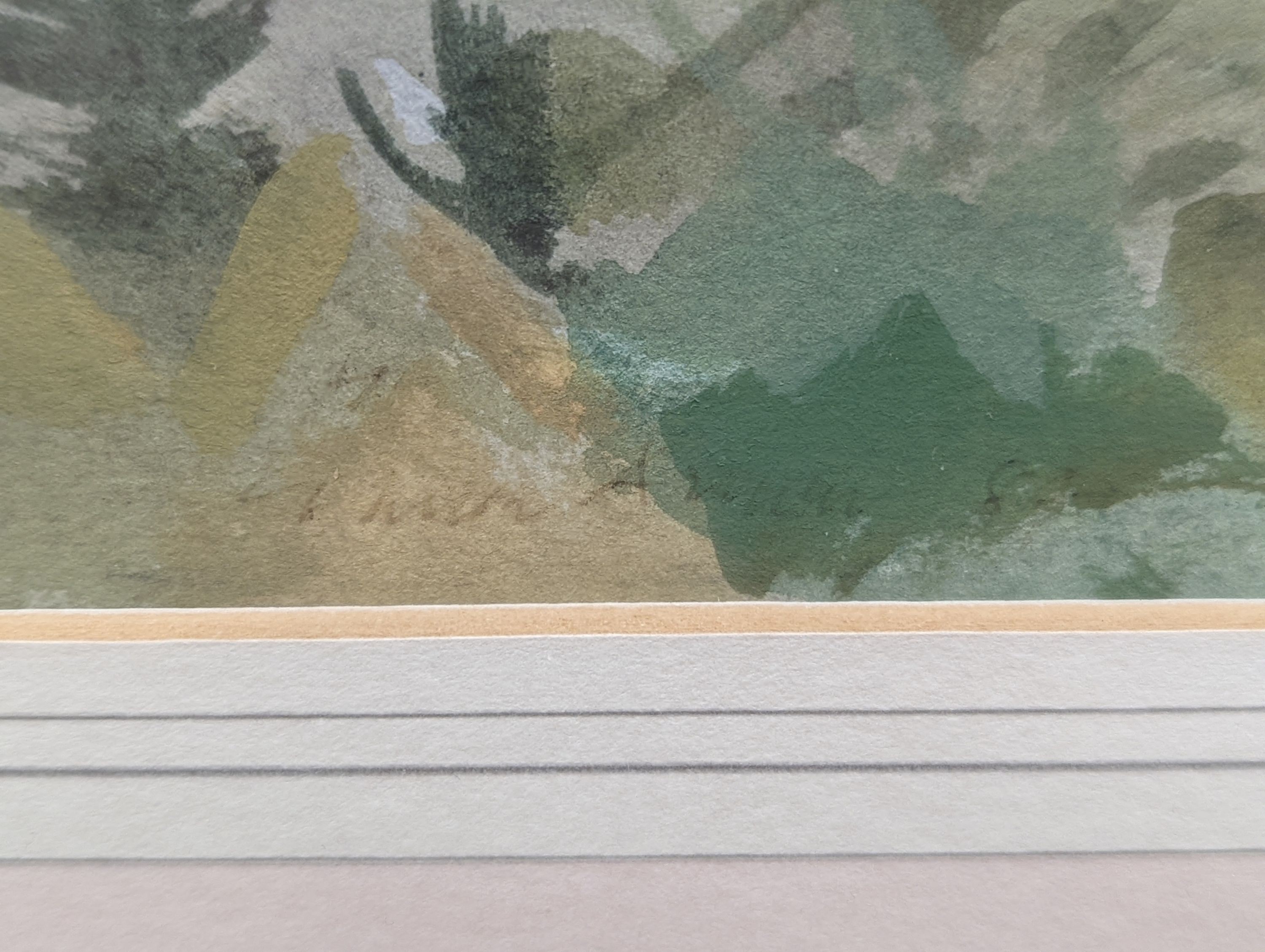 Frank Archer, RWS, RE, ARCA, (1927-2016), watercolour, 